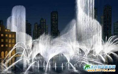 世界第一高音樂噴泉 迪拜音樂噴泉